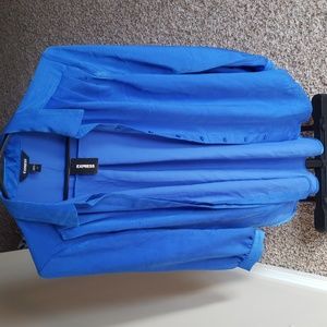 Pleated Shoulder Relaxed Tunic Portofino Shirt